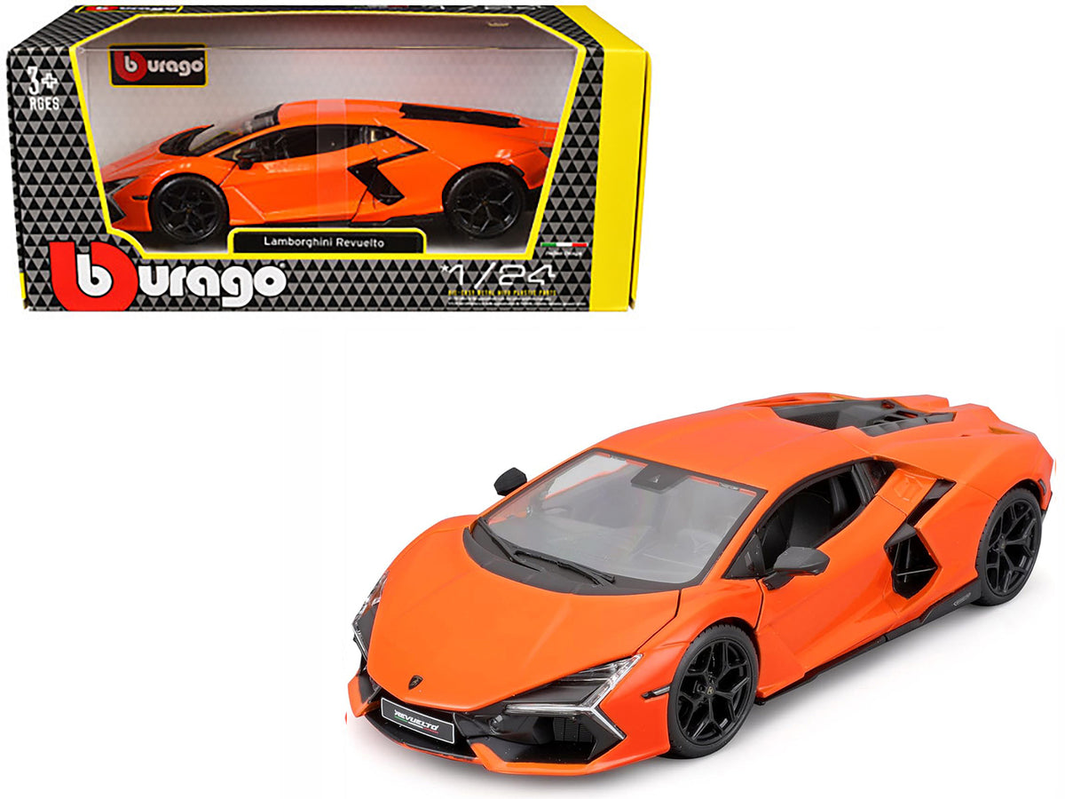 Lamborghini Revuelto Orange "Italian Design" Series 1/24 Diecast Model Car