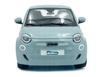 2023 Fiat 500e Light Blue 1/24 Diecast Model Car