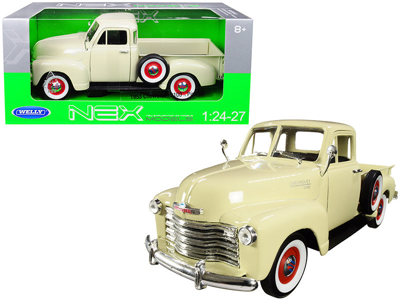1953 Chevrolet 3100 Pickup Truck Cream 1/24-1/27 Diecast Model Car