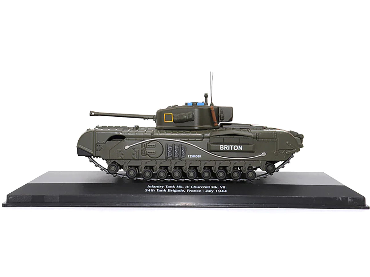 Infantry Tank Mk. IV Churchill Mk. VII "Briton" "UK 34th Tank Brigade France July 1944" 1/43 Diecast Model