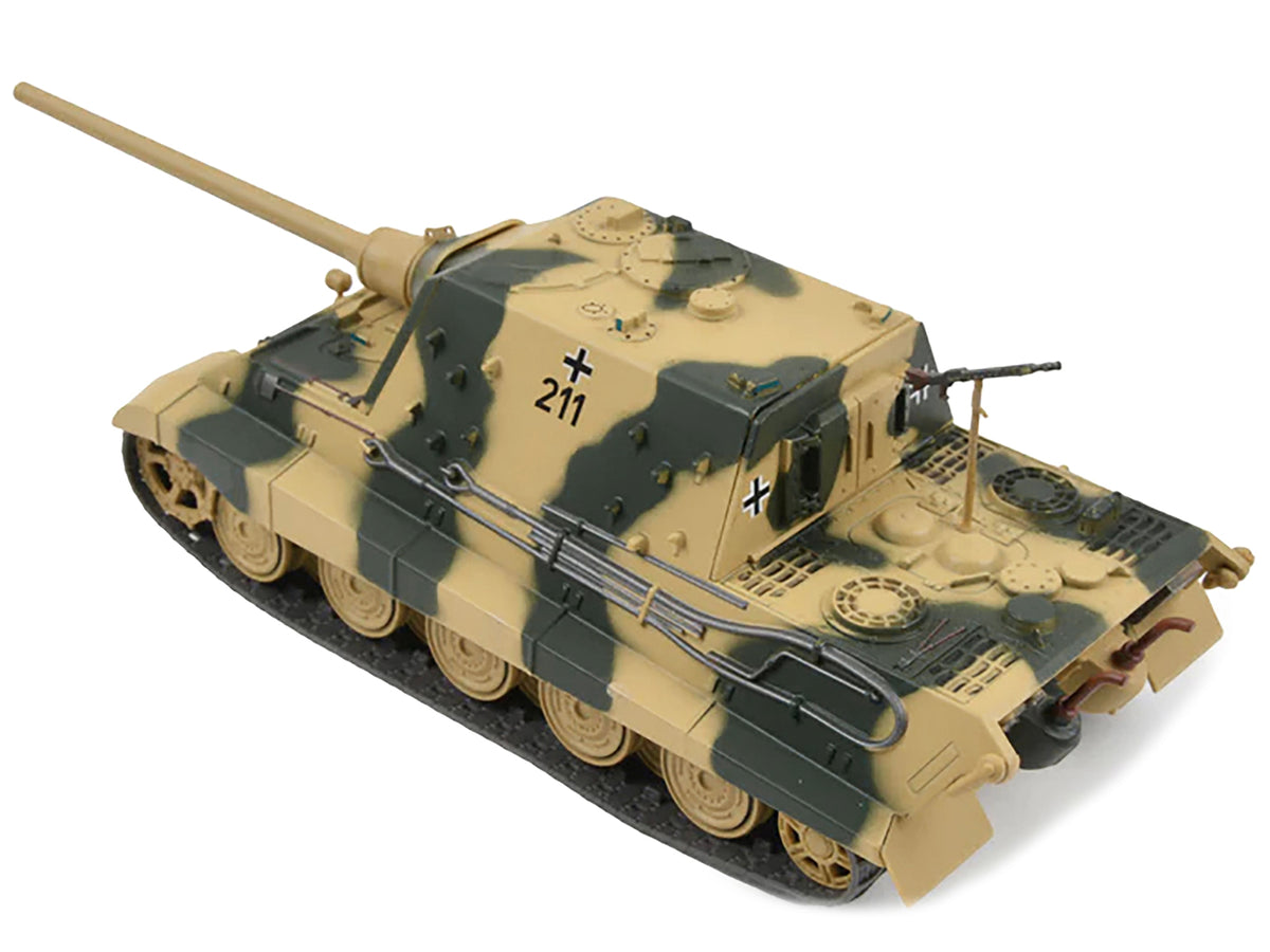 German Sd. Kfz. 186 Jagdpanzer VI Jagdtiger Heavy Tank Destroyer #211 with Henschel Turret "Schwere Panzerjager Abteilung 512 Germany 1945" 1/43 Diecast Model