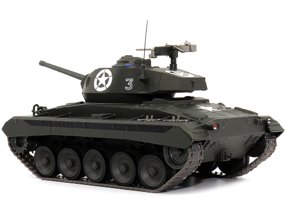 M24 "Chaffee" Tank #3 "U.S.A. 1st Armored Division Italy April 1945" 1/43 Diecast Model