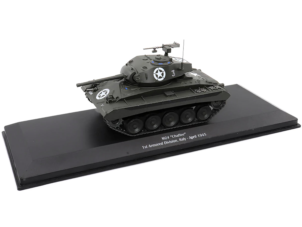 M24 "Chaffee" Tank #3 "U.S.A. 1st Armored Division Italy April 1945" 1/43 Diecast Model