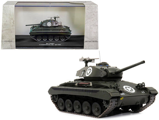 M24 "Chaffee" Tank #3 "U.S.A. 1st Armored Division Italy April 1945" 1/43 Diecast Model