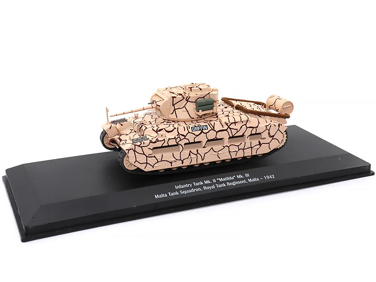 Infantry Tank Mk. II "Matilda" Mk. III "Griffin" "Malta Tank Squadron Royal Tank Regiment Malta 1942" 1/43 Diecast Model