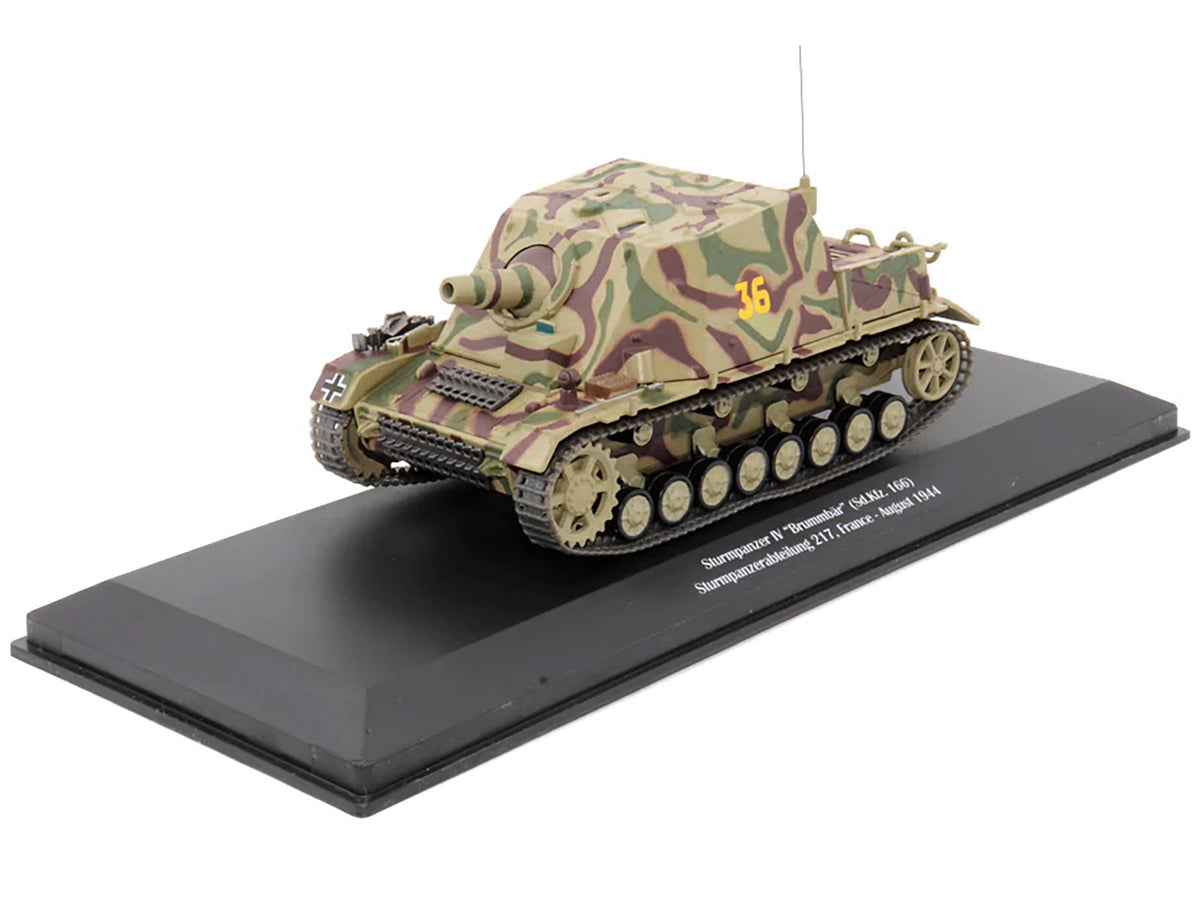 German Sd. Kfz. 166 "Sturmpanzer IV" "Brummbar" #36 "Germany Sturmpanzerabteilung 217 France August 1944" 1/43 Diecast Model