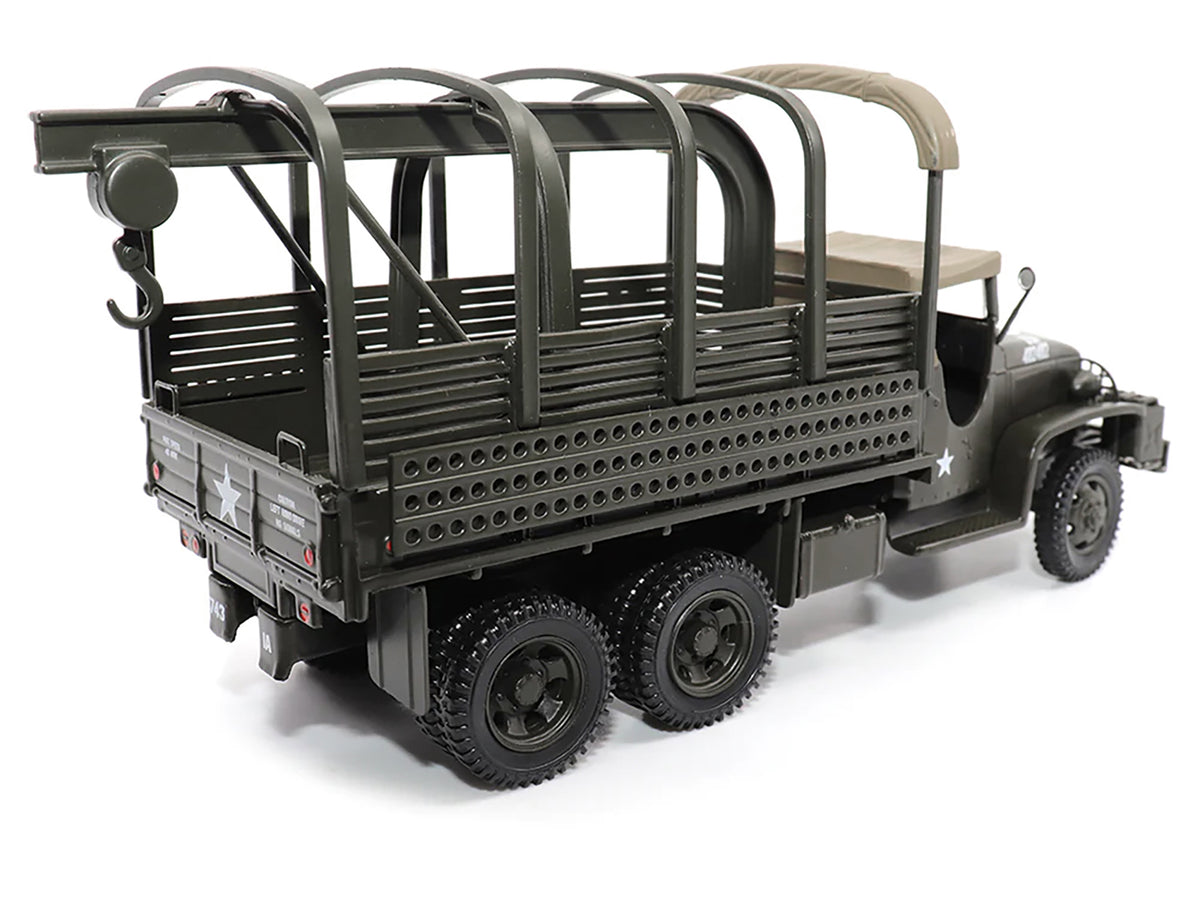 GMC CCKW353 Wrecker Tow Truck Olive Drab "United States Army" 1/43 Diecast Model