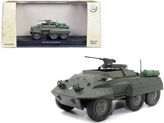 Ford M20 Armored Utility Car Olive Drab "United States Army" 1/43 Diecast Model