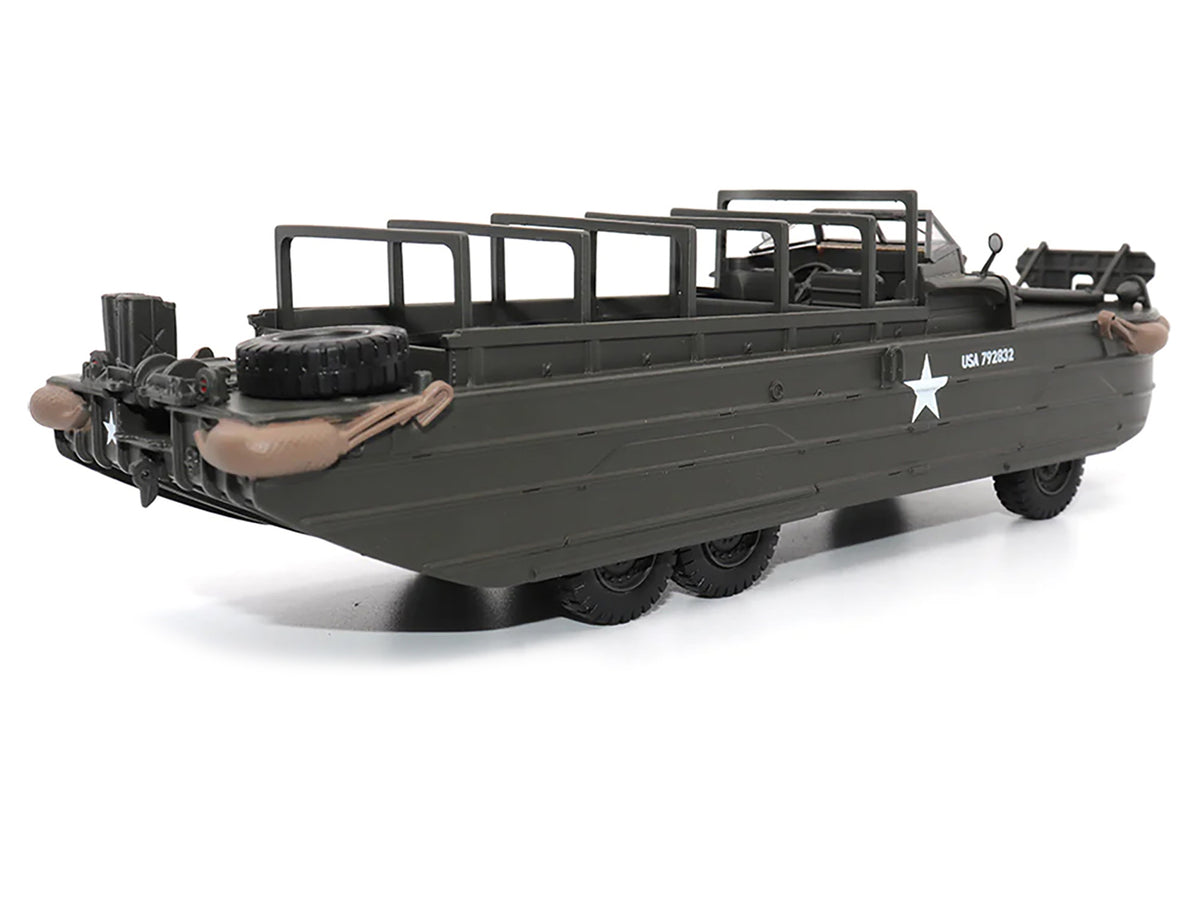 GMC DUKW Amphibious Vehicle Olive Drab "United States Army" 1/43 Diecast Model