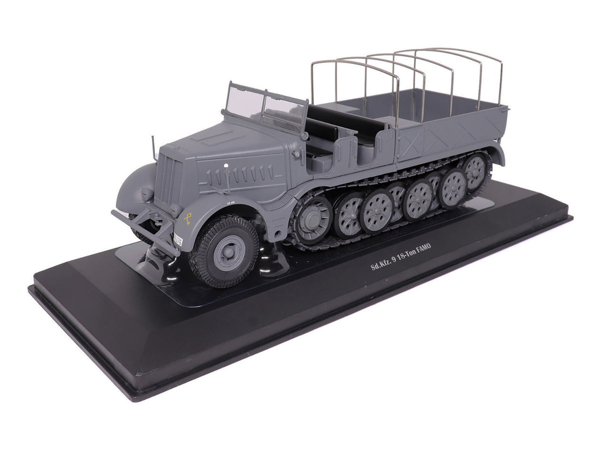 Sd.Kfz. 9 18-Ton FAMO AFV Gray "German Army" 1/43 Diecast Model