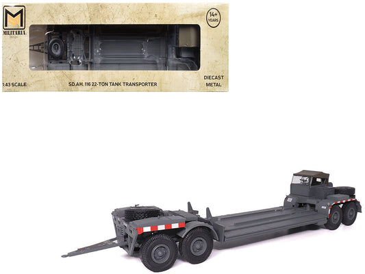 SD.AH. 116 22-Ton Tank Transporter Gray "German Army" 1/43 Diecast Model