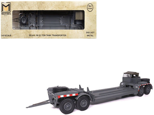 SD.AH. 116 22-Ton Tank Transporter Gray "German Army" 1/43 Diecast Model