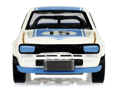 1972 Nissan Skyline 2000 GT-R (KPGC10) RHD (Right Hand Drive) #15 Kunimitsu Takahashi "50th Victory" White with Blue Stripe "Tokyo Torque" Series 10 1/64 Diecast Model Car