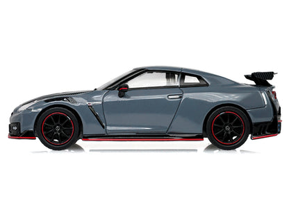 2024 Nissan GT-R (R35) NISMO RHD (Right Hand Drive) Stealth Gray with Carbon Top and Hood "Tokyo Torque" Series 10 1/64 Diecast Model Car