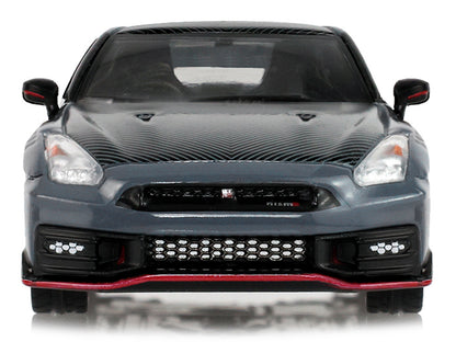 2024 Nissan GT-R (R35) NISMO RHD (Right Hand Drive) Stealth Gray with Carbon Top and Hood "Tokyo Torque" Series 10 1/64 Diecast Model Car