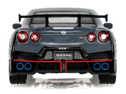 2024 Nissan GT-R (R35) NISMO RHD (Right Hand Drive) Stealth Gray with Carbon Top and Hood "Tokyo Torque" Series 10 1/64 Diecast Model Car