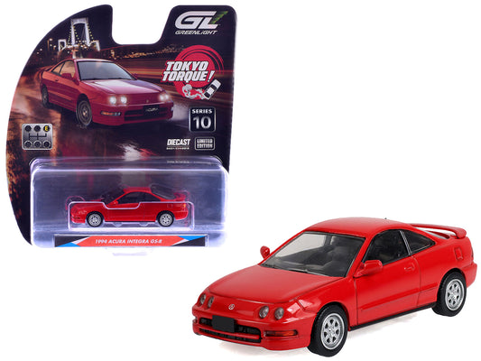 1994 Acura Integra GS-R Milano Red "Tokyo Torque" Series 10 1/64 Diecast Model Car