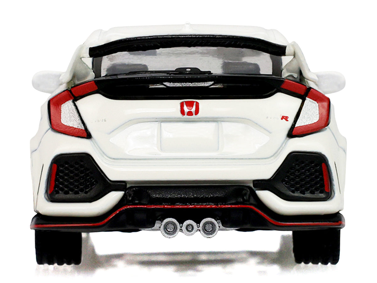 2018 Honda Civic Type-R (FK8) RHD (Right Hand Drive) Championship White with Carbon Hood "Tokyo Torque" Series 10 1/64 Diecast Model Car
