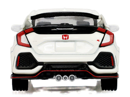 2018 Honda Civic Type-R (FK8) RHD (Right Hand Drive) Championship White with Carbon Hood "Tokyo Torque" Series 10 1/64 Diecast Model Car