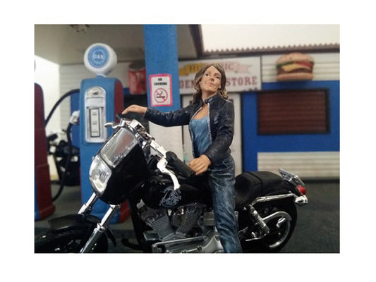 Biker Angel Figure for 1/18 Scale Models