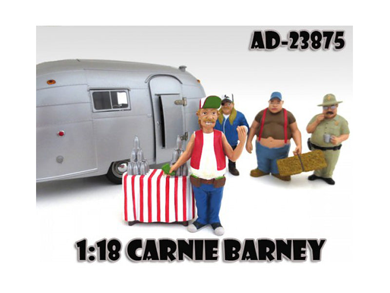 Carnie Barney "Trailer Park" Figure For 1:18 Diecast Model Cars