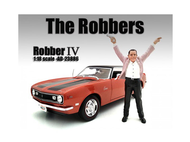 "The Robbers" Robber IV Figure For 1:18 Scale Models