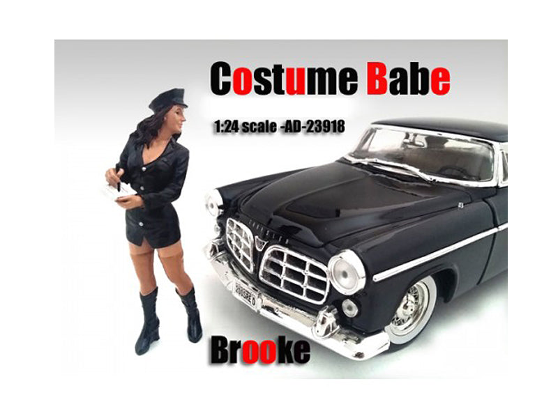Costume Babe Brooke Figure For 1:24 Scale Models