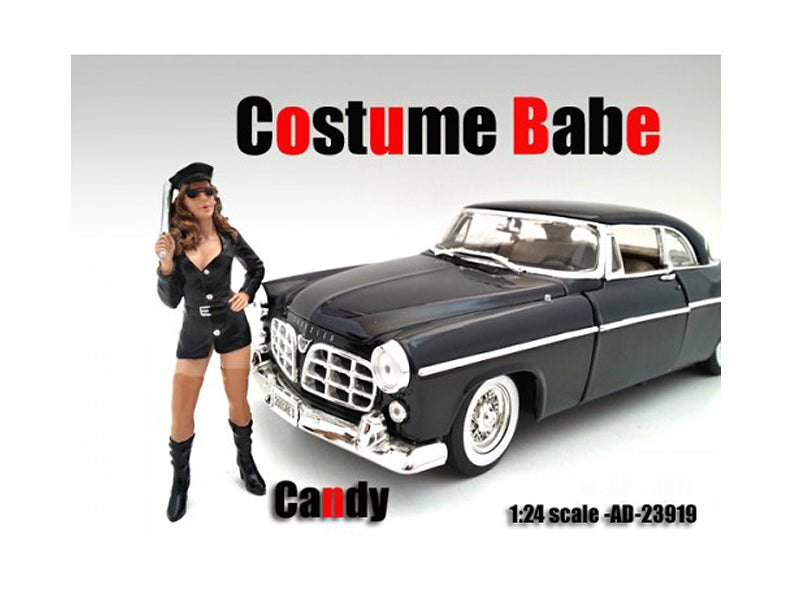 Costume Babe Candy Figure For 1:24 Scale Models
