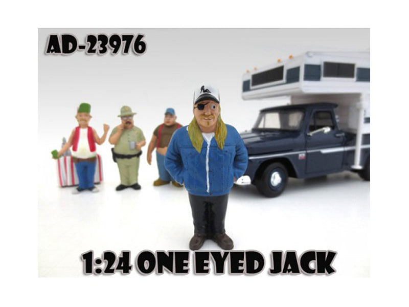 One Eyed Jack "Trailer Park" Figure For 1:24 Model Cars