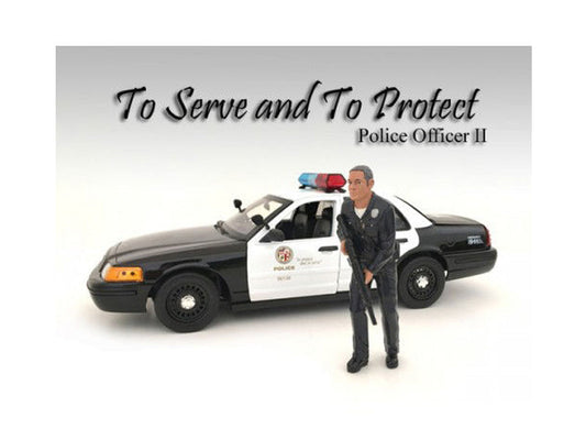 Police Officer II Figure For 1:18 Scale Models