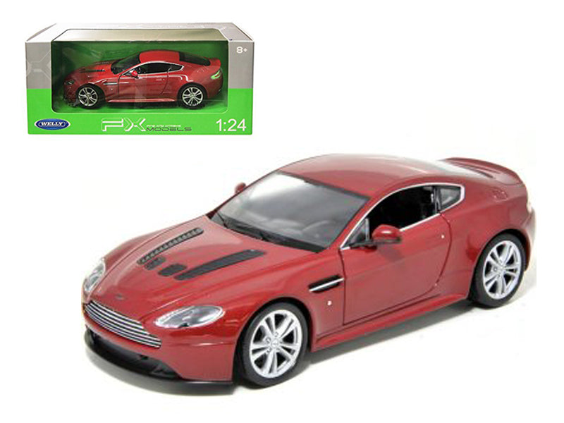 2010 Aston Martin V12 Vantage Red 1/24 Diecast Model Car