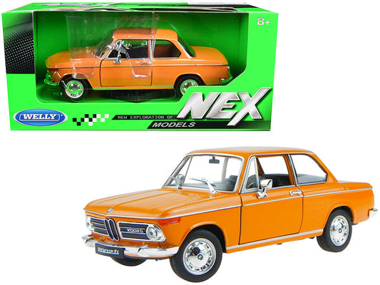 BMW 2002ti Orange 1/24 Diecast Model Car