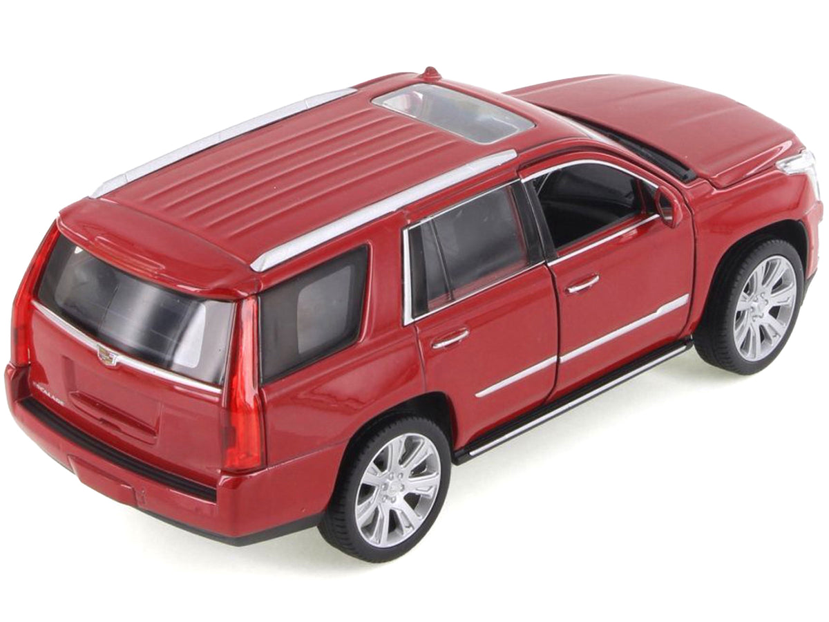 2017 Cadillac Escalade with Sunroof Red Metallic 1/24-1/27 Diecast Model Car