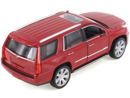 2017 Cadillac Escalade with Sunroof Red Metallic 1/24-1/27 Diecast Model Car