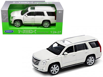 2017 Cadillac Escalade with Sunroof White 1/24-1/27 Diecast Model Car