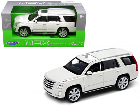 2017 Cadillac Escalade with Sunroof White 1/24-1/27 Diecast Model Car