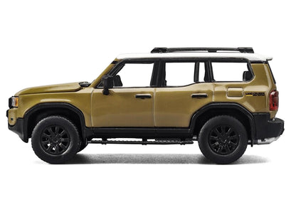 Toyota Land Cruiser 250 Sand with White Top 1/64 Diecast Model Car