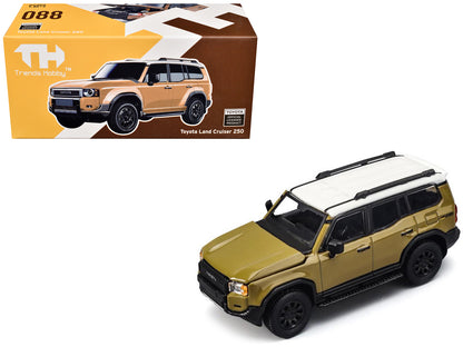 Toyota Land Cruiser 250 Sand with White Top 1/64 Diecast Model Car