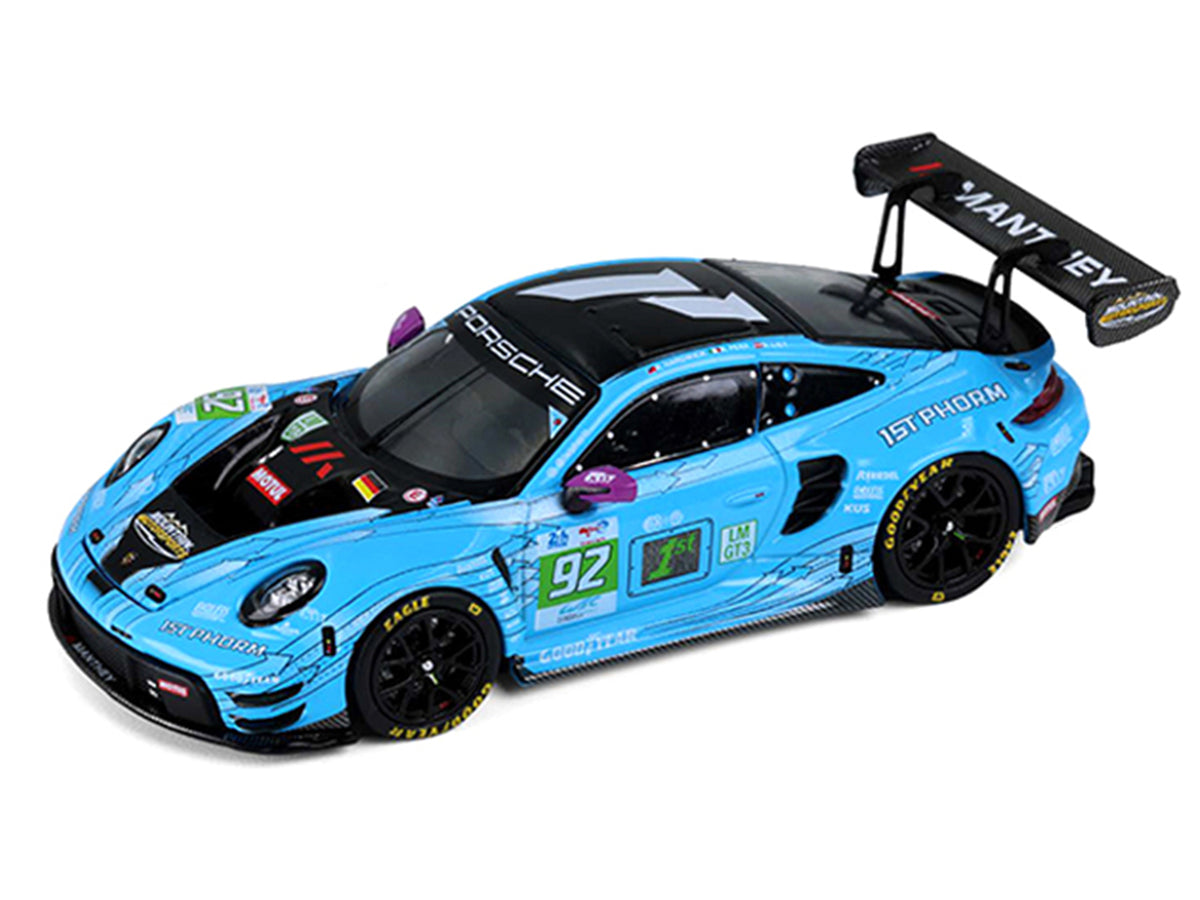Porsche 911 GT3 R (992) #92 Ryan Hardwick - Richard Lietz - Riccardo Pera "Manthey 1st Phorm" LMGT3 Class Winner "24 Hours of Le Mans" (2025) 1/64 Diecast Model Car