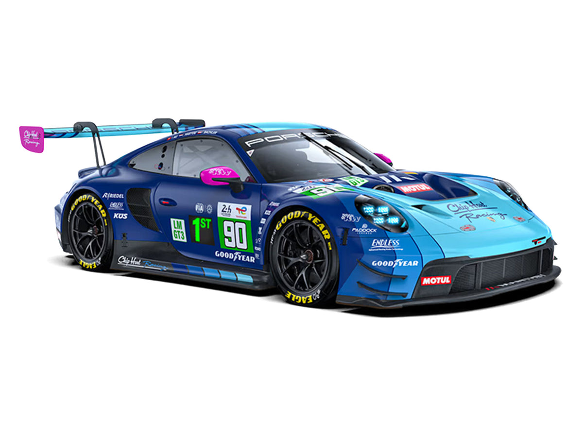 Porsche 911 GT3 R (992) #90 Antares Au - Klaus Bachler - Loek Hartog "Manthey" "24 Hours of Le Mans" (2024) 1/64 Diecast Model Car