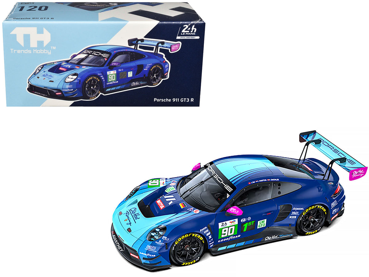 Porsche 911 GT3 R (992) #90 Antares Au - Klaus Bachler - Loek Hartog "Manthey" "24 Hours of Le Mans" (2024) 1/64 Diecast Model Car