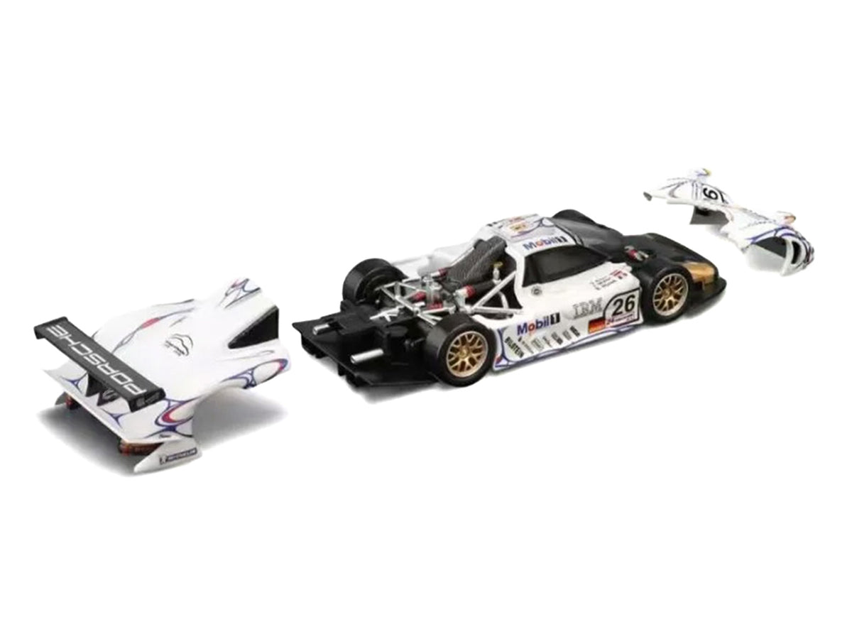 Porsche 911 GT1 #26 Allan McNish - Stephane Ortelli - Laurent Aiello "Porsche AG" Winner "24 Hours of Le Mans" (1998) 1/64 Diecast Model Car