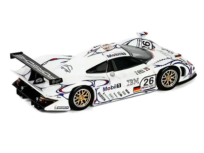 Porsche 911 GT1 #26 Allan McNish - Stephane Ortelli - Laurent Aiello "Porsche AG" Winner "24 Hours of Le Mans" (1998) 1/64 Diecast Model Car