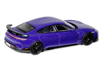 Porsche Taycan Turbo GT Purple 1/64 Diecast Model Car