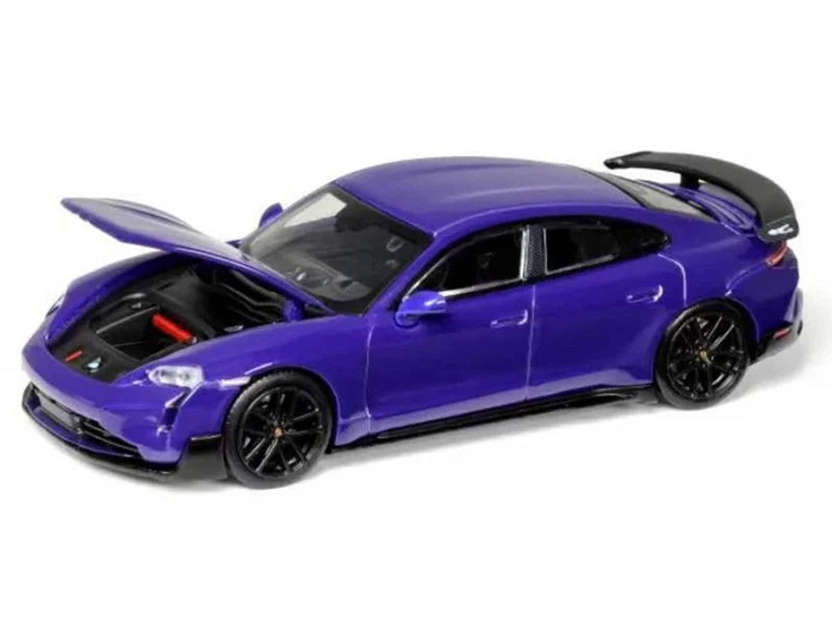 Porsche Taycan Turbo GT Purple 1/64 Diecast Model Car