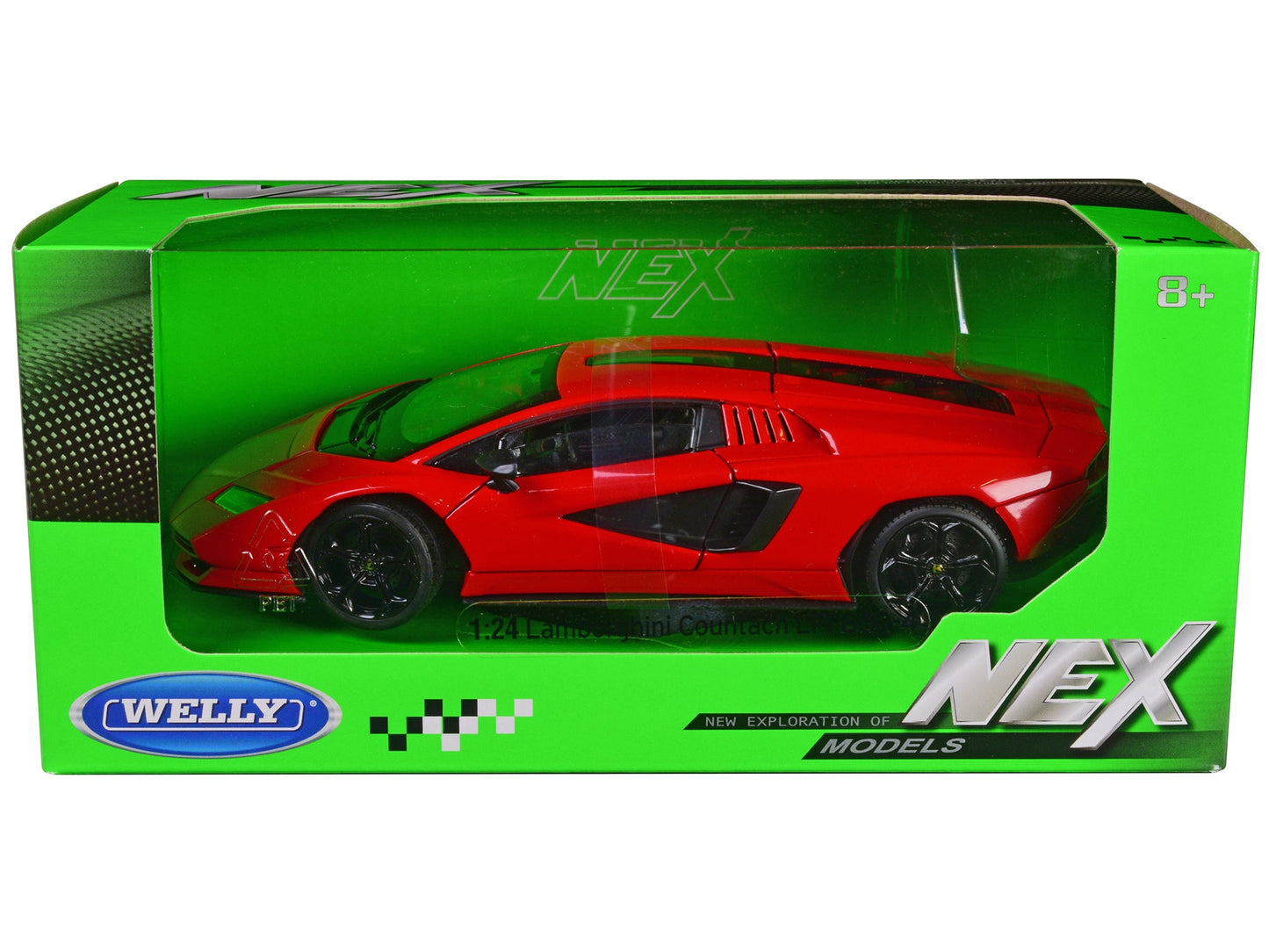 Lamborghini Countach LPI 800-4 Red "NEX Models" Series 1/24 Diecast Model Car