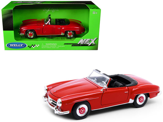 1955 Mercedes-Benz 190 SL Red "NEX Models" Series 1/24 Diecast Model Car