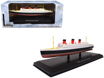 RMS Queen Mary Passenger Ship 1/1250 Diecast Model