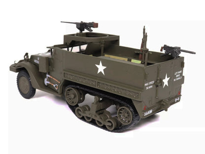 M3 Half-Track AFV with M2HB Machine Gun Olive Drab "United States Army" 1/43 Diecast Model