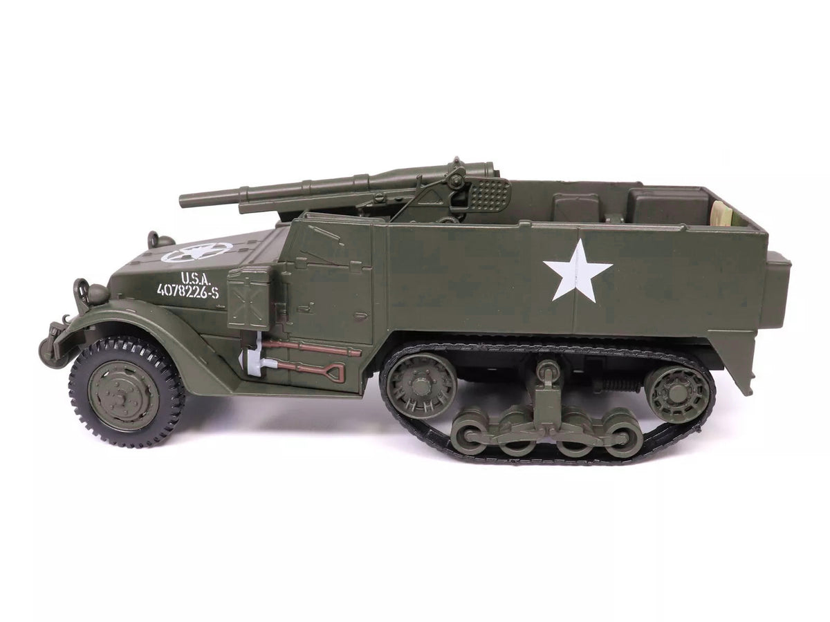 M3 Gun Motor Carriage with 75mm M1897A4 Gun Olive Drab "United States Army" 1/43 Diecast Model